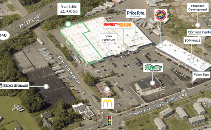 Pictures of Retail property located at 139 Hathaway Rd, New Bedford, MA 02746 for lease - image #1