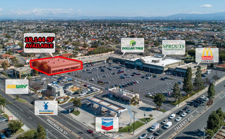 Pictures of Retail property located at 17900 Magnolia Street, Fountain Valley, CA 92708 for lease - image #1