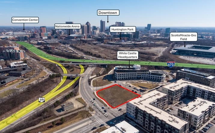 Pictures of Land property located at 555 W Goodale St, Columbus, OH 43215 for lease - image #1