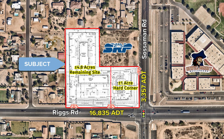 Pictures of Land property located at 19126 E Riggs Rd, Queen Creek, AZ 85142 for lease - image #1