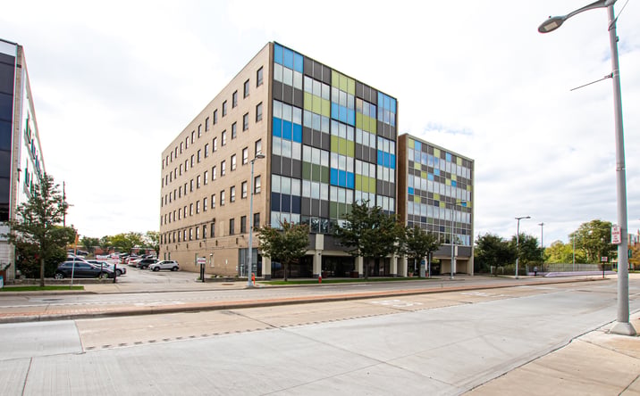 Pictures of Office property located at 2800 Euclid Ave, Cleveland, OH 44115 for lease - image #1