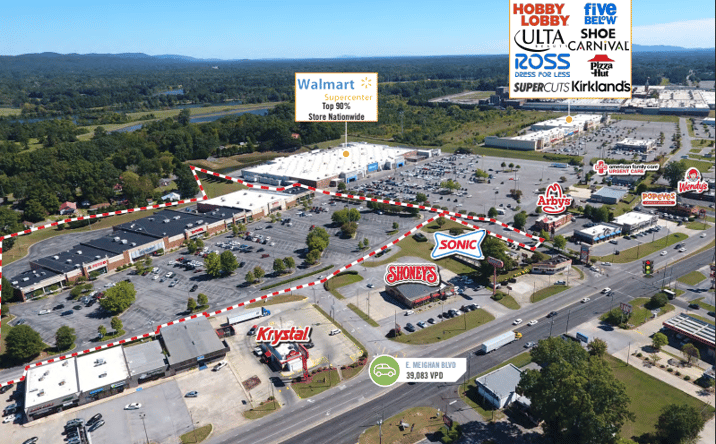 Pictures of Retail property located at 334 E Meighan Blvd, Gadsden, AL 35903 for lease - image #1