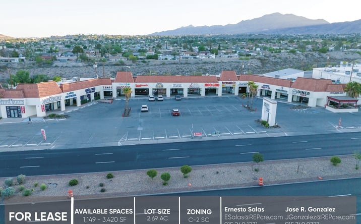 Pictures of Retail, Office property located at 7102 N Mesa St, El Paso, TX 79912 for lease - image #1