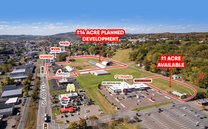 Pictures of Land property located at 933 Columbia Blvd, Bloomsburg, PA 17815 for lease - image #1