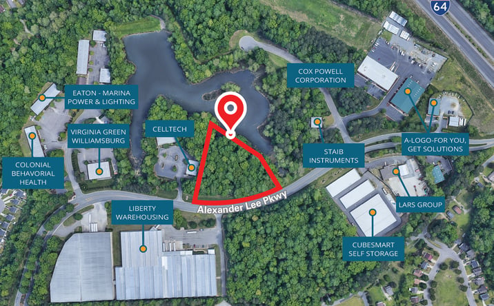 Pictures of Land property located at 415 Alexander Lee Pkwy, Williamsburg, VA 23185 for lease - image #1