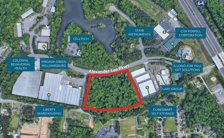 Pictures of Land property located at 510 Alexander Lee Parkway, Williamsburg, VA 23185 for lease - image #1