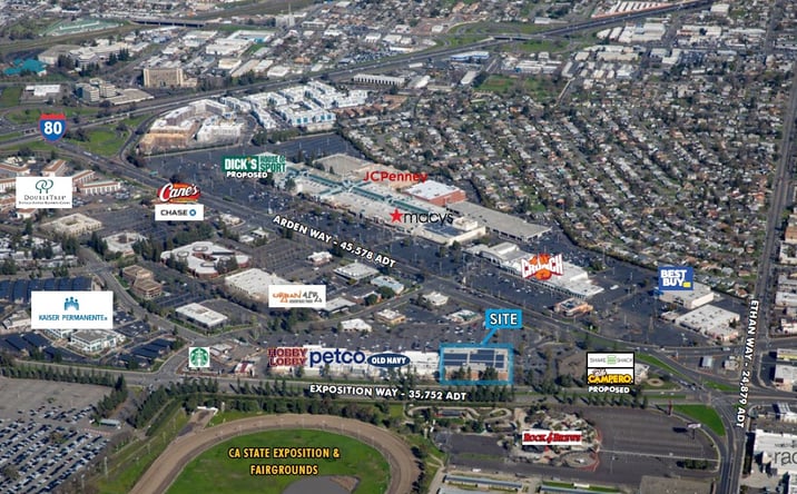 Pictures of Retail property located at 1896 Arden Wy, Sacramento, CA 95815 for lease - image #1