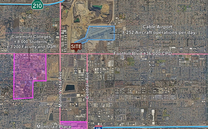 Pictures of Retail, Land property located at NEC of Foothill Blvd & Dewey Way, Upland, CA 91786 for lease - image #1