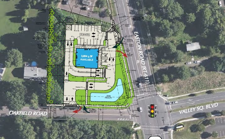Pictures of Retail, Office, Land property located at PA-611 & Valley Square Blvd, Warrington, PA 18976 for lease - image #1
