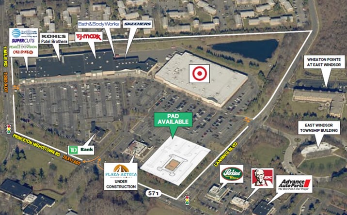 Pictures of Retail property located at 72 Princeton Hightstown Rd, East Windsor, NJ 08520 for lease - image #1