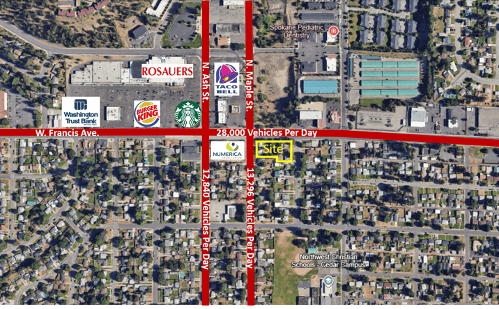 Pictures of Land property located at 6222 N Maple St, Spokane, WA 99205 for lease - image #1