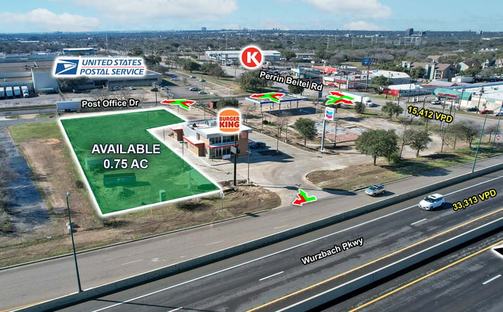 Pictures of Land property located at 18030 Wurzbach Pkwy, San Antonio, TX 78233 for lease - image #1