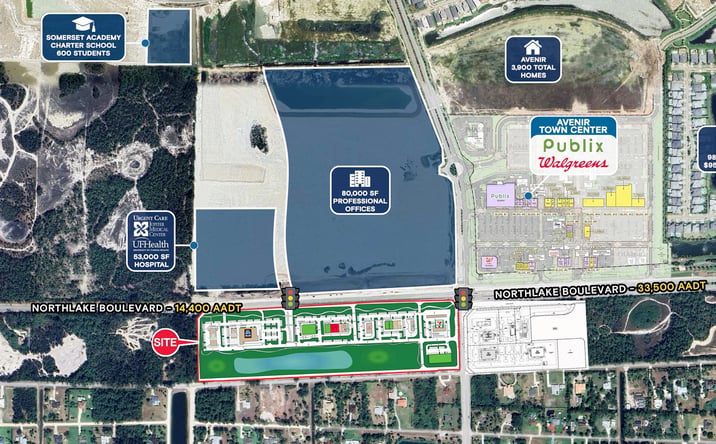 Pictures of Retail, Office, Restaurant property located at 12500-12950 Northlake Blvd, Palm Beach Gardens, FL 33418 for lease - image #1