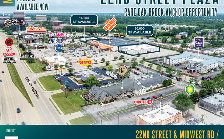 Pictures of Retail property located at 22nd St and Midwest Rd, Oakbrook Terrace, IL 60181 for lease - image #1