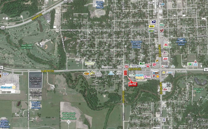 Pictures of Land property located at 905 S Hickory St, Sapulpa, OK 74066 for lease - image #1