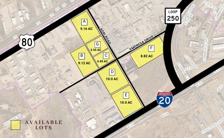 Pictures of Land property located at Midland, TX, Midland, TX 79703 for lease - image #1