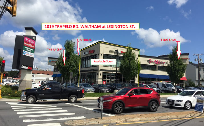 Pictures of Retail, Office, Restaurant property located at 1019 Trapelo Rd, Waltham, MA 02452 for lease - image #1