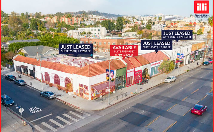 Pictures of Retail, Office, Restaurant property located at 7507 W Sunset Blvd, Los Angeles, CA 90046 for lease - image #1