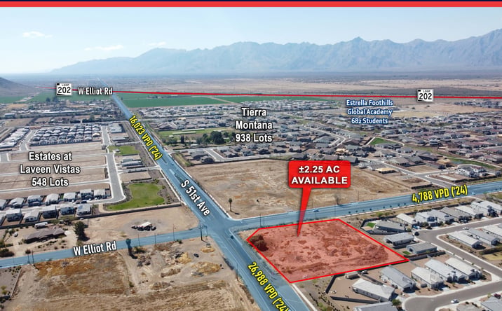 Pictures of Retail, Land property located at NWC of 51st Ave & Elliott Rd, Laveen, AZ 85339 for lease - image #1
