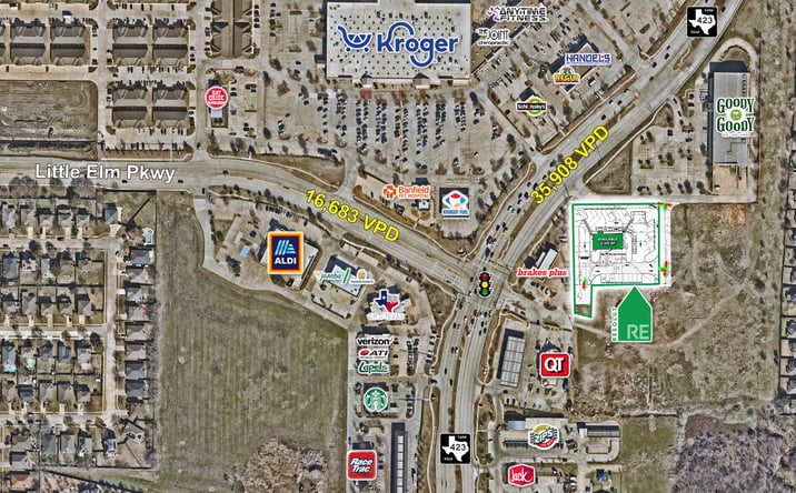 Pictures of Retail, Restaurant property located at 2221 FM 423, Little Elm, TX 75068 for lease - image #1