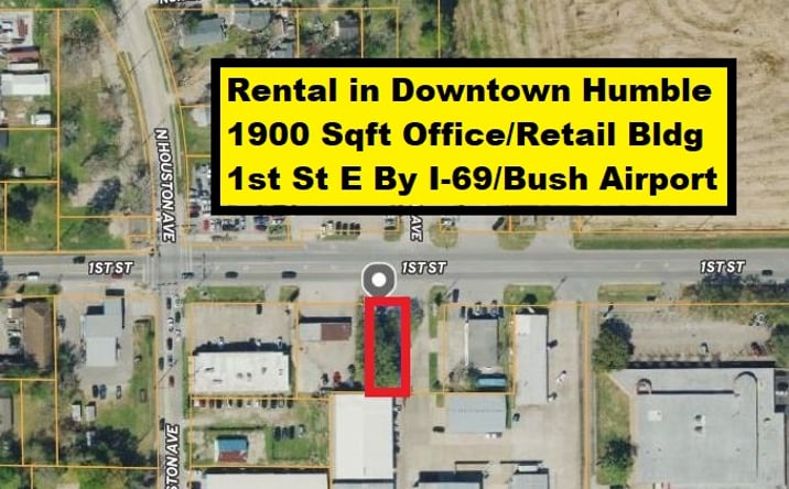 Pictures of Retail, Office, Special Purpose property located at 1010 1st St E, Humble, TX 77338 for lease - image #1