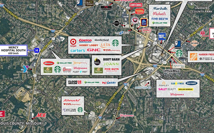 Pictures of Retail property located at 4121 - 4133 Elm Park Dr, St. Louis, MO 63123 for lease - image #1