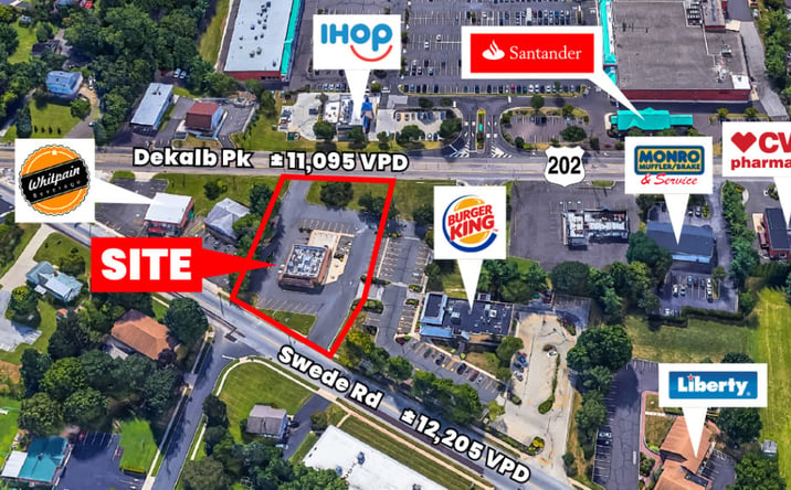 Pictures of Retail property located at 1721 Dekalb Pike, Blue Bell, PA 19422 for lease - image #1