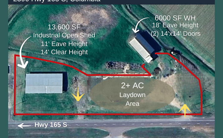 Pictures of Industrial property located at 2390 Hwy 165 S, Columbia, LA 71418 for lease - image #1