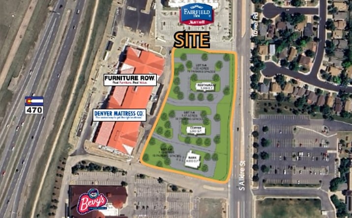 Pictures of Land property located at 5779 S Alkire St, Littleton, CO 80127 for lease - image #1