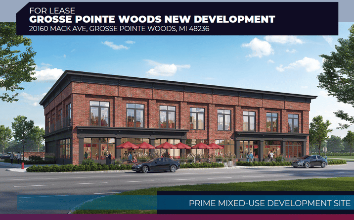 Pictures of Retail property located at 20160 Mack Ave, Grosse Pointe Woods, MI 48236 for lease - image #1