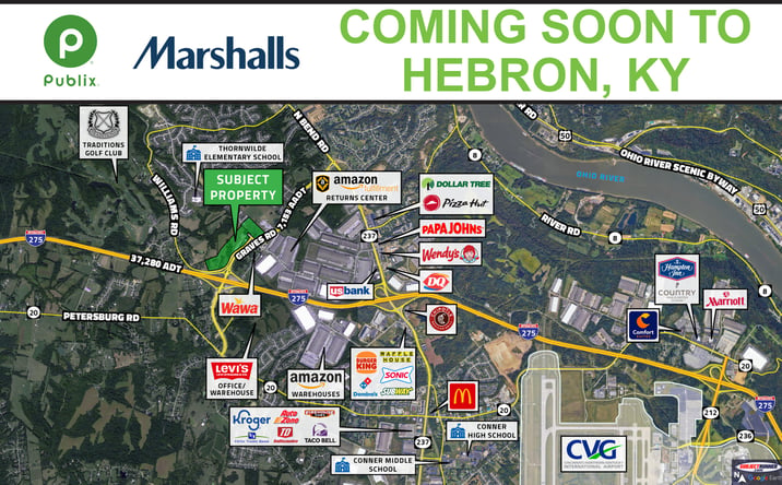 Pictures of Retail property located at Willliams Rd & Worldwide Blvd, Hebron, KY 41048 for lease - image #1
