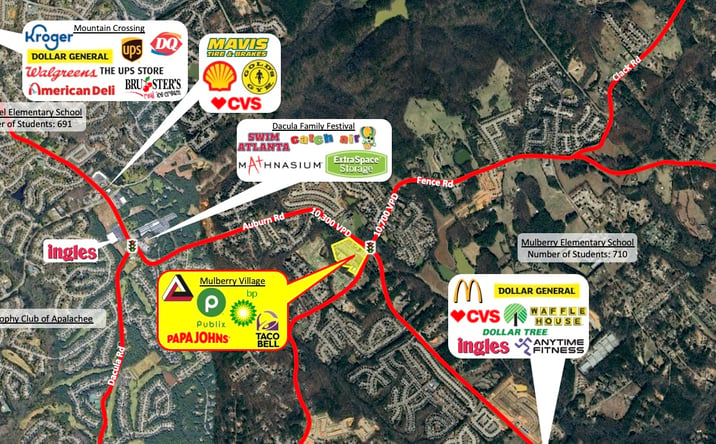 Pictures of Retail property located at 831 Auburn Rd, Dacula, GA 30019 for lease - image #1