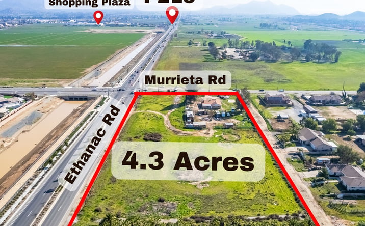 Pictures of Land property located at 26041 Murrieta Rd, Menifee, CA 92585 for lease - image #1