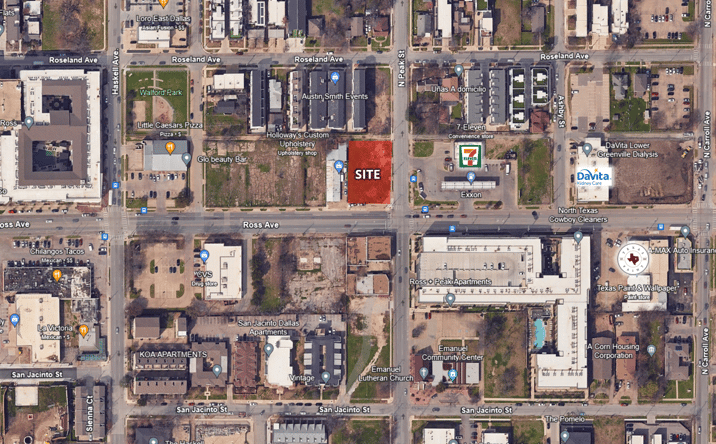 Pictures of Land property located at 4233 Ross Ave, Dallas, TX 75204 for lease - image #1