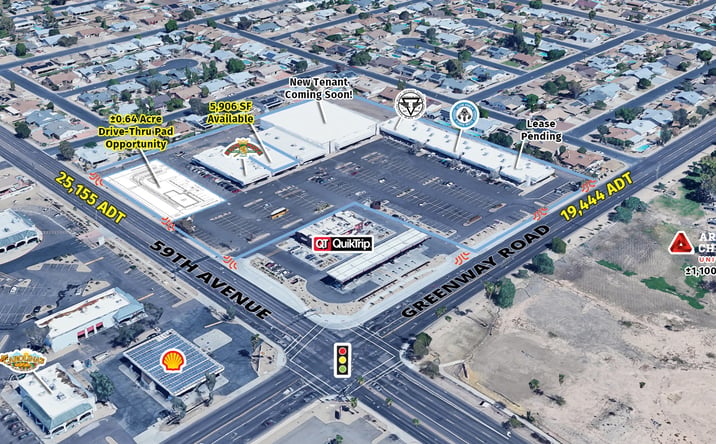 Pictures of Retail property located at 5830 W Greenway Rd, Glendale, AZ 85306 for lease - image #1