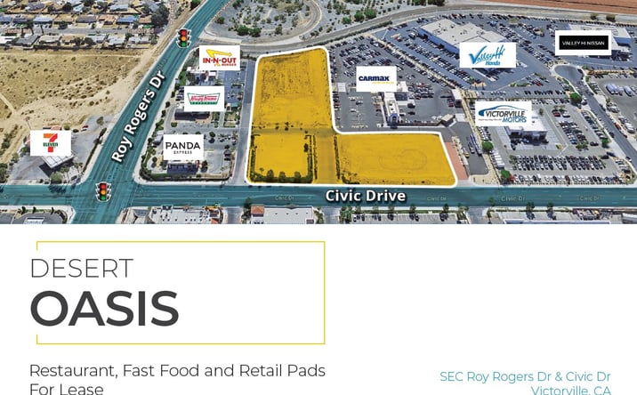 Pictures of Retail, Restaurant property located at 14902 Civic Dr, Victorville, CA 92392 for lease - image #1