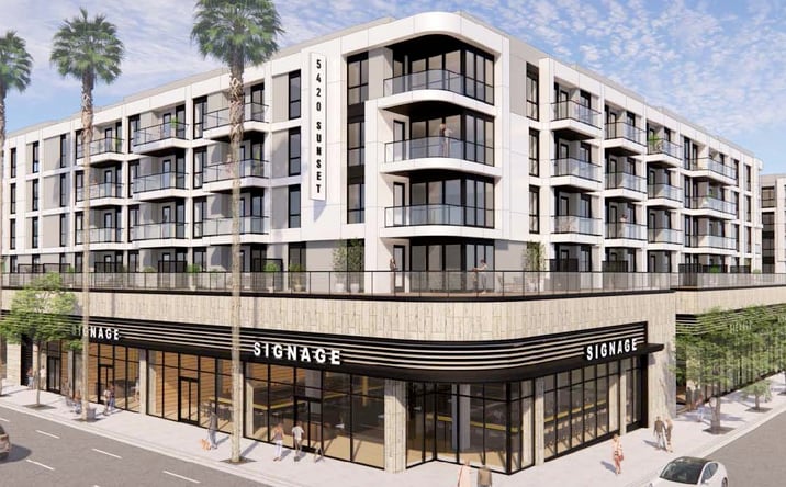 Pictures of Retail property located at 5420 W Sunset Blvd, Los Angeles, CA 90027 for lease - image #1