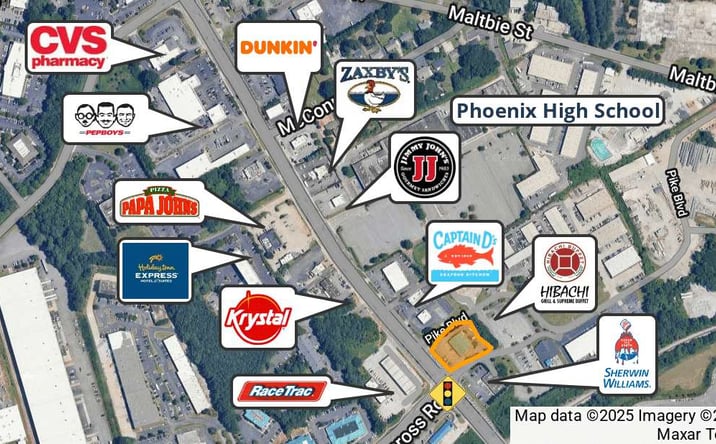 Pictures of Land property located at 439 W Pike St, Lawrenceville, GA 30046 for lease - image #1