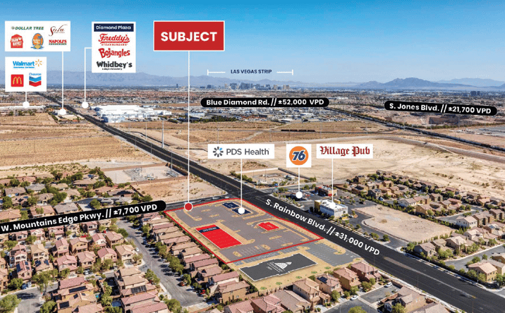 Pictures of Retail, Land property located at SWC Rainbow Blvd. & Mountain’s Edge Pkwy., Enterprise, NV 89139 for lease - image #1