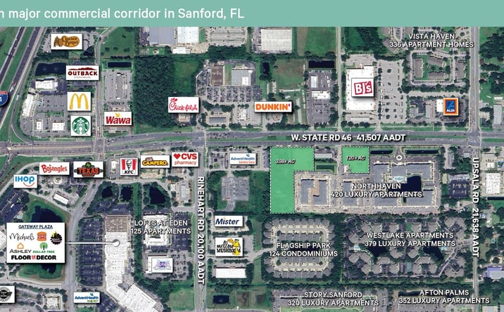 Pictures of Retail, Land property located at 4200 Symphony Cir, Sanford, FL 32771 for lease - image #1