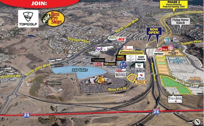 Pictures of Retail property located at 123 Spectrum Lp, Colorado Springs, CO 80921 for lease - image #1