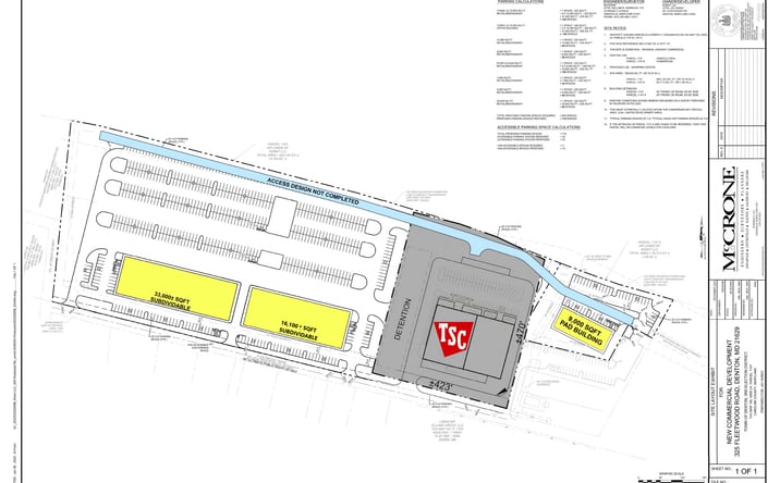 Pictures of Retail property located at 325 Fleetwood Rd, Denton, MD 21629 for lease - image #1