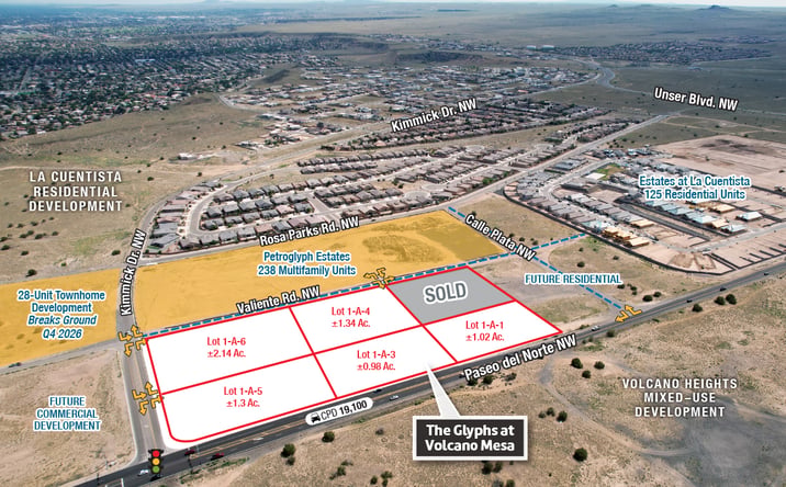 Pictures of Land property located at Paseo Del Norte & Kimmick, Albuquerque, NM 87113 for lease - image #1