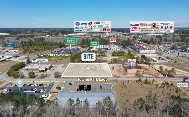 Pictures of Retail, Office, Industrial property located at 606 Towne Park Loop, Rincon, GA 31326 for lease - image #1