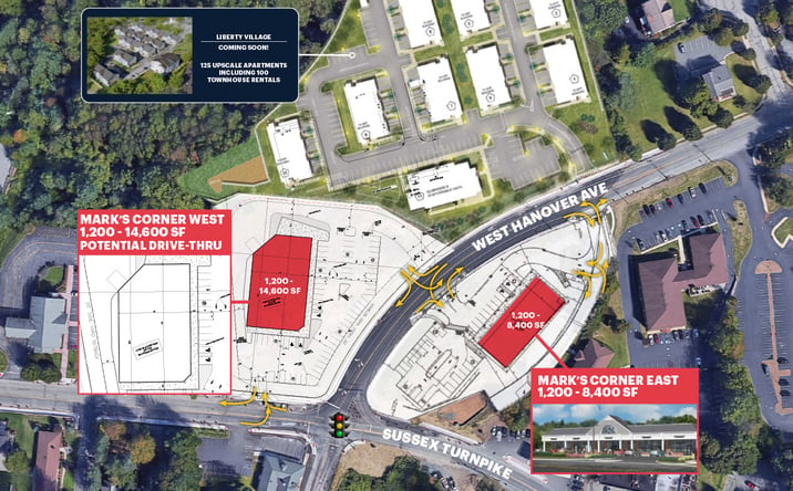 Pictures of Retail, Land, Restaurant, Office property located at 1 W Hanover Ave, Randolph, NJ 07869 for lease - image #1