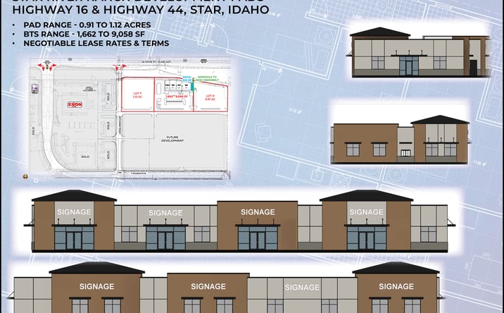 Pictures of Retail, Land, Restaurant property located at 8874 W Wildbranch St, Star, ID 83669 for lease - image #1