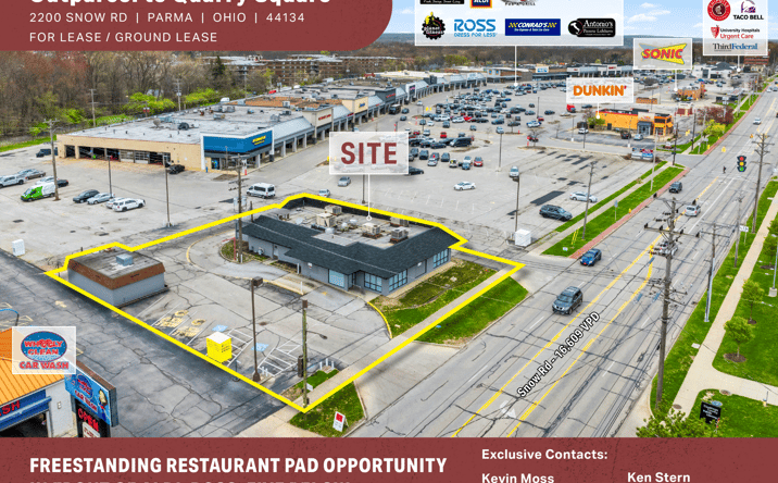 Pictures of Retail property located at 2200 Snow Rd, Parma, OH 44134 for lease - image #1