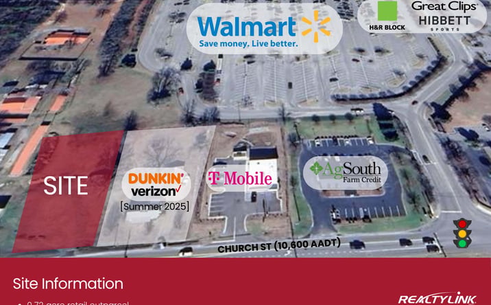 Pictures of Retail, Land property located at 107 W Church St, Batesburg-Leesville, SC 29006 for lease - image #1