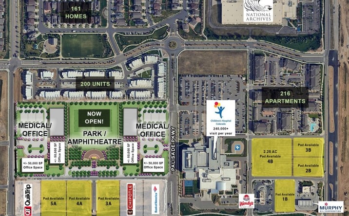 Pictures of Land property located at NWC State Highway 7 & Huron Street, Broomfield, CO 80516 for lease - image #1