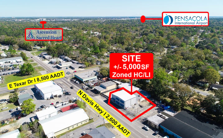 Pictures of Office, Industrial property located at 3110 N Davis Hwy, Pensacola, FL 32503 for lease - image #1